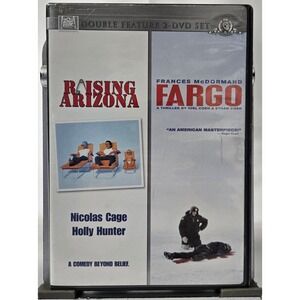 Raising Arizona Fargo DVD Double Feature Nicolas Cage Holly Hunter Coen Brothers